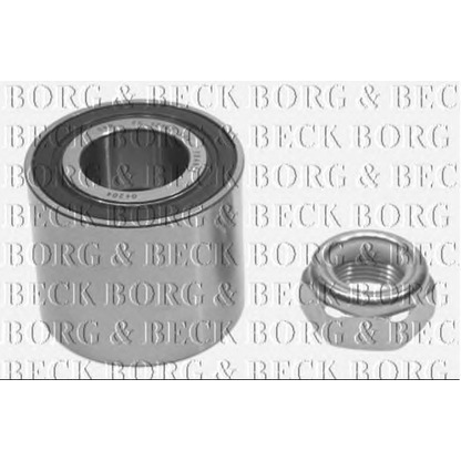 Photo Kit de roulements de roue BORG & BECK BWK112