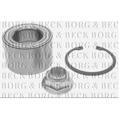 Photo Kit de roulements de roue BORG & BECK BWK1224