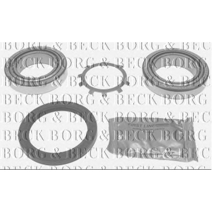 Photo Wheel Bearing; Bearing BORG & BECK BWK1230