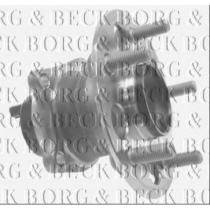 Zdjęcie Zestaw łożysk koła BORG & BECK BWK1278