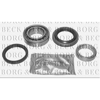 Photo Kit de roulements de roue BORG & BECK BWK157