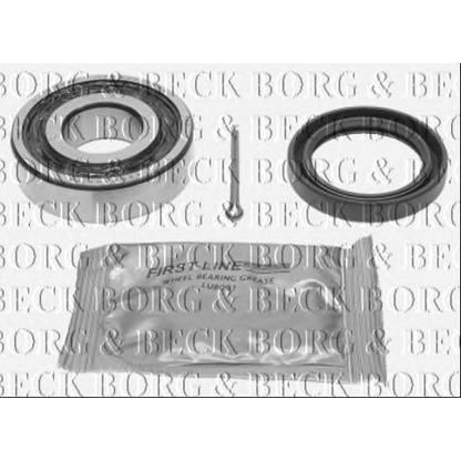 Photo Wheel Bearing Kit BORG & BECK BWK162