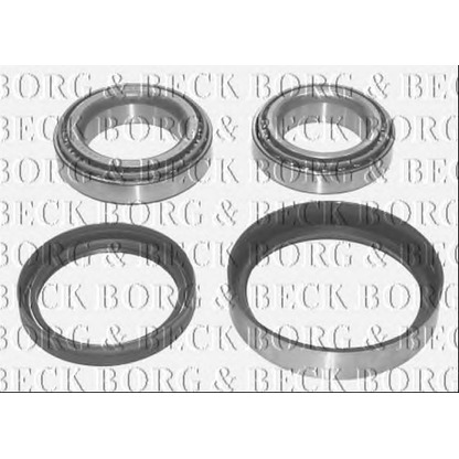 Photo Wheel Bearing Kit BORG & BECK BWK164
