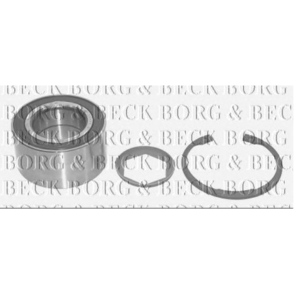 Photo Kit de roulements de roue BORG & BECK BWK214