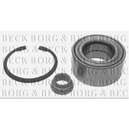 Photo Wheel Bearing BORG & BECK BWK217