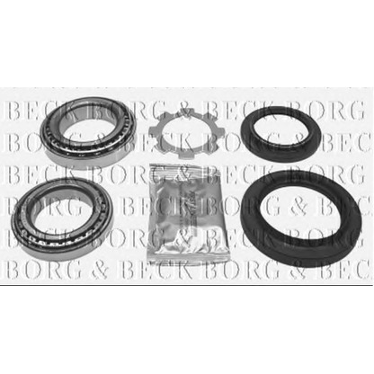 Photo Kit de roulements de roue BORG & BECK BWK297