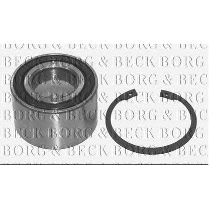Photo Wheel Bearing BORG & BECK BWK323