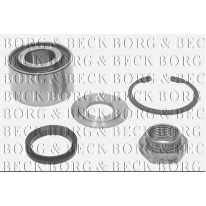 Photo Wheel Bearing Kit BORG & BECK BWK329