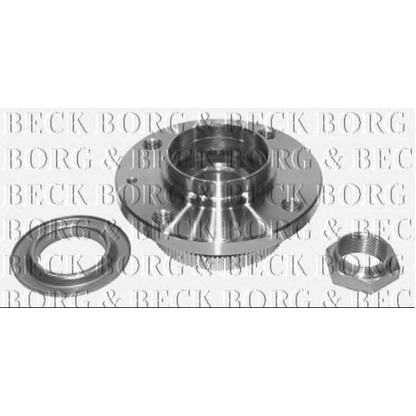 Photo Wheel Bearing Kit BORG & BECK BWK330