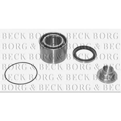 Photo Kit de roulements de roue BORG & BECK BWK338