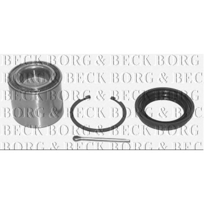 Photo Wheel Bearing Kit BORG & BECK BWK349