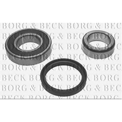Photo Wheel Bearing Kit BORG & BECK BWK357