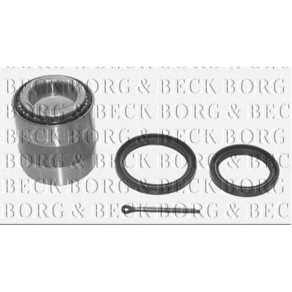 Foto Kit cuscinetto ruota BORG & BECK BWK383