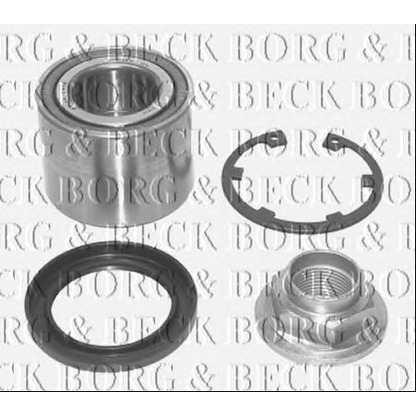 Photo Wheel Bearing Kit BORG & BECK BWK395
