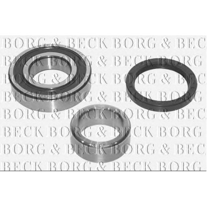 Photo Kit de roulements de roue BORG & BECK BWK449