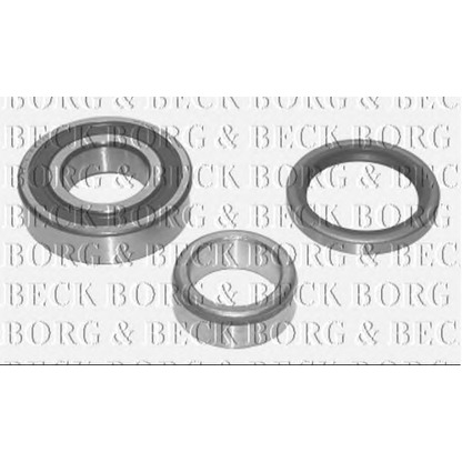 Photo Kit de roulements de roue BORG & BECK BWK453