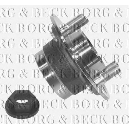 Photo Kit de roulements de roue BORG & BECK BWK472