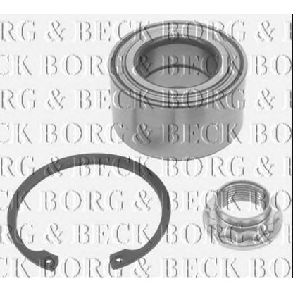 Photo Kit de roulements de roue BORG & BECK BWK480