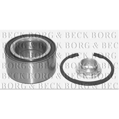 Photo Wheel Bearing Kit BORG & BECK BWK481