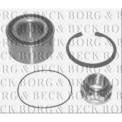 Photo Wheel Bearing Kit BORG & BECK BWK534