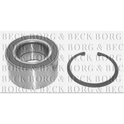 Photo Kit de roulements de roue BORG & BECK BWK573
