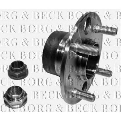 Photo Wheel Bearing Kit BORG & BECK BWK652