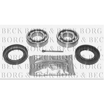 Photo Wheel Bearing Kit BORG & BECK BWK660