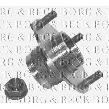 Photo Kit de roulements de roue BORG & BECK BWK666