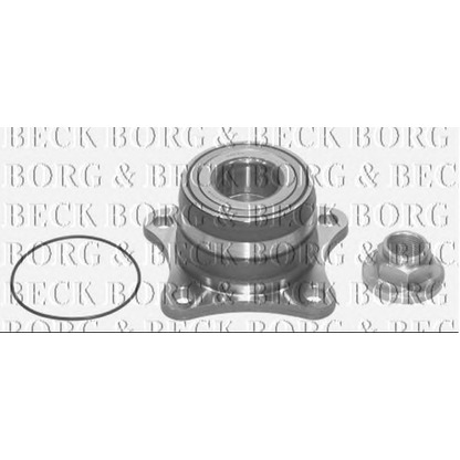 Photo Wheel Bearing Kit BORG & BECK BWK668