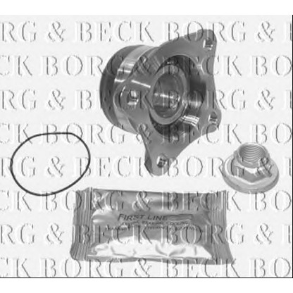 Фото Комплект подшипника ступицы колеса BORG & BECK BWK680