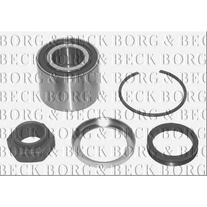 Photo Wheel Bearing Kit BORG & BECK BWK725