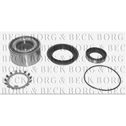 Photo Wheel Bearing Kit BORG & BECK BWK746