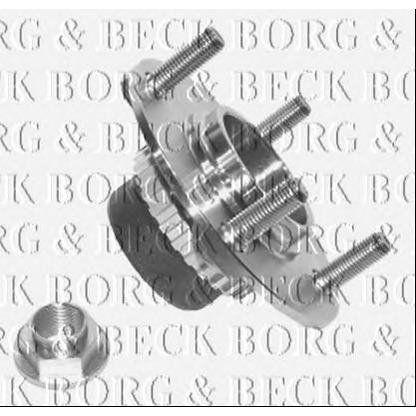 Photo Wheel Bearing Kit BORG & BECK BWK758