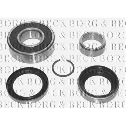 Photo Wheel Bearing Kit BORG & BECK BWK762