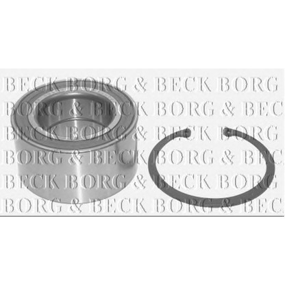 Photo Kit de roulements de roue BORG & BECK BWK782