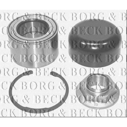 Photo Kit de roulements de roue BORG & BECK BWK800