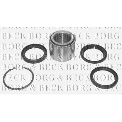 Photo Wheel Bearing Kit BORG & BECK BWK817