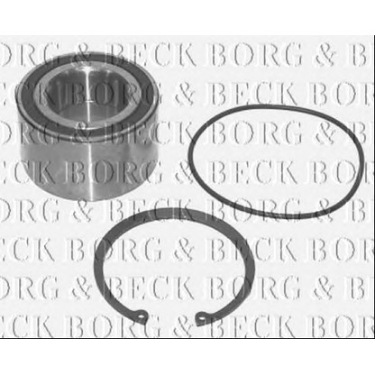 Foto Radlagersatz BORG & BECK BWK879