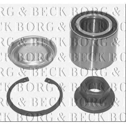 Photo Wheel Bearing Kit BORG & BECK BWK884