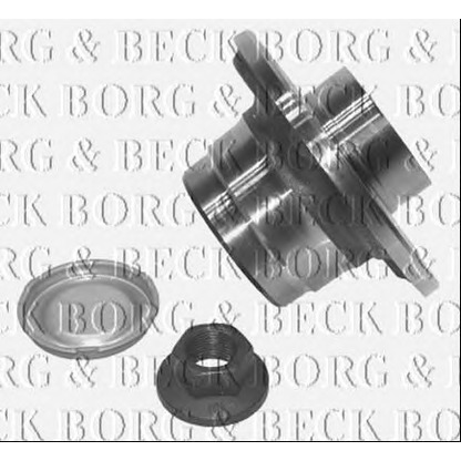 Photo Kit de roulements de roue BORG & BECK BWK885