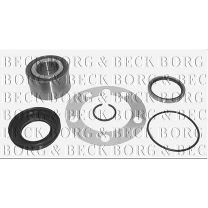 Photo Kit de roulements de roue BORG & BECK BWK899