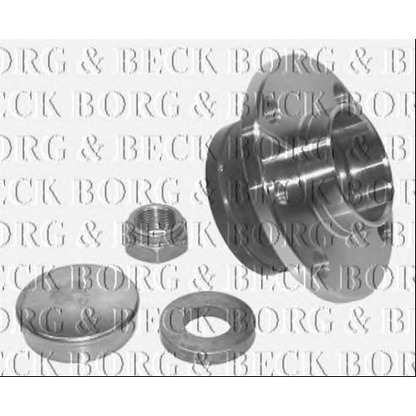 Photo Kit de roulements de roue BORG & BECK BWK900