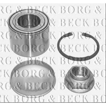 Photo Kit de roulements de roue BORG & BECK BWK909
