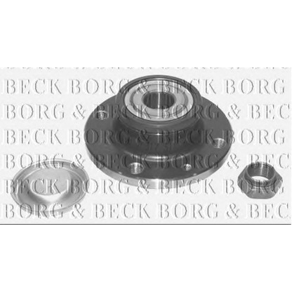 Photo Wheel Bearing Kit BORG & BECK BWK929