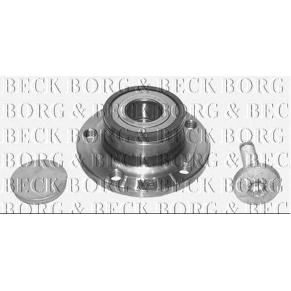 Photo Wheel Bearing Kit BORG & BECK BWK979