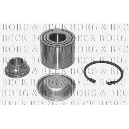 Photo Wheel Bearing Kit BORG & BECK BWK982