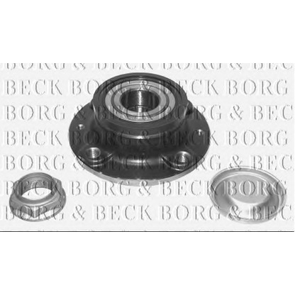 Photo Kit de roulements de roue BORG & BECK BWK983