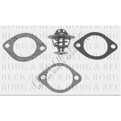 Photo Thermostat, coolant BORG & BECK BBT015