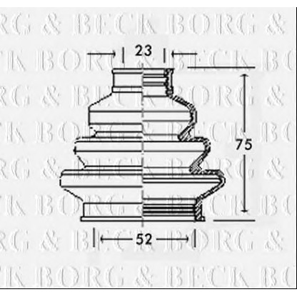 Zdjęcie Osłona, półoż napędowa BORG & BECK BCB2220