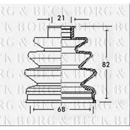 Foto Fuelle, árbol de transmisión BORG & BECK BCB2314